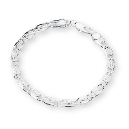 925 Silver Belgium Geometric Ziron Bracelet