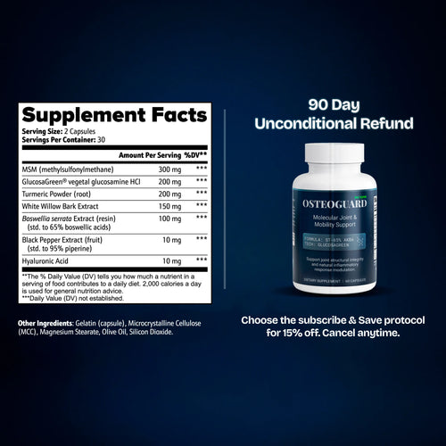 OsteoGuard · Molecular Joint & Mobility Support